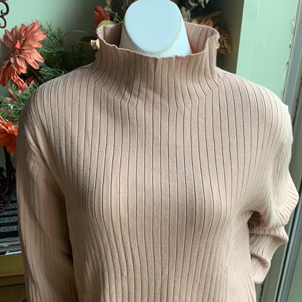 Loft Plus Stripped Ribbed Sweater - Picture 2 of 8